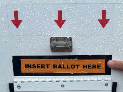 Ballot Box Drop Off Slot