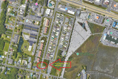 Closure location Golf Course Road