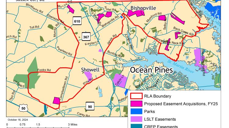 Rural Legacy Boundary Map