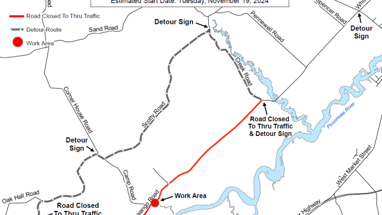 Nassawango RD Closure