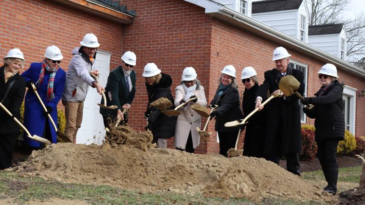  Commissioners & Library Officials Break Ground on new Pocomoke Branch Worcester County Library