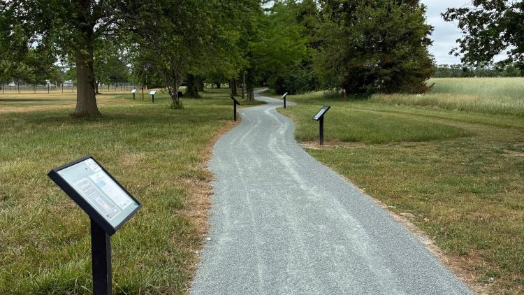 New Walking Trail at John Walter Smith Park
