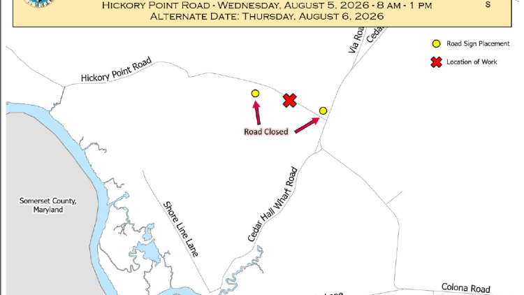 Hickory Road Closure
