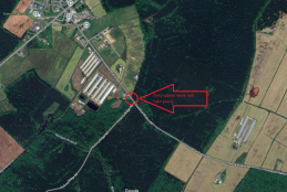 Google Map image of the repair location on Ironshire Station Road 