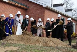  Commissioners & Library Officials Break Ground on new Pocomoke Branch Worcester County Library