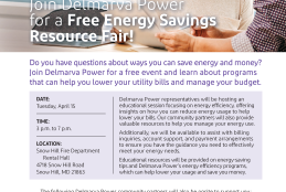Delmarva Power Energy and Resources Fair Flyer