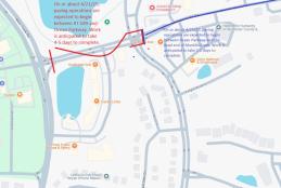 Manklin Creek and Cathell Roads to be Paved in April