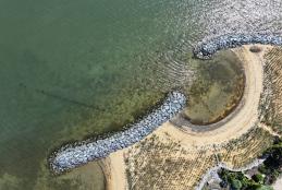 Drone Photo of Selsey Road Restoration 