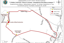 Timmonstown Road Closure Map